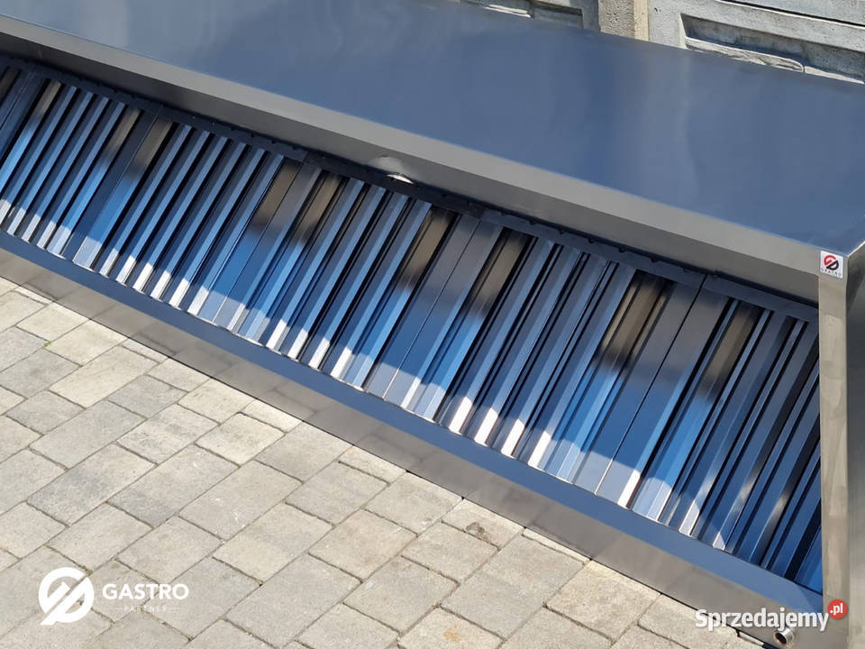 Okap przyścienny skośny spawany 250x80x45 Meble wielkopolskie Ostrów Wielkopolski