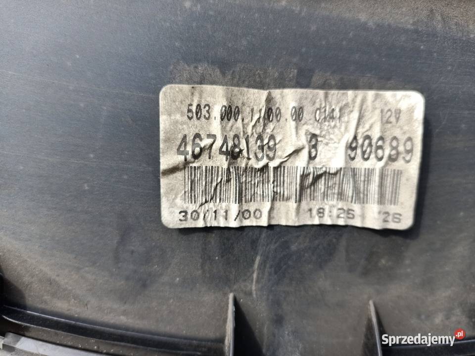 Licznik zegary Fiat Doblo I 19 D 46748139 Pozostałe