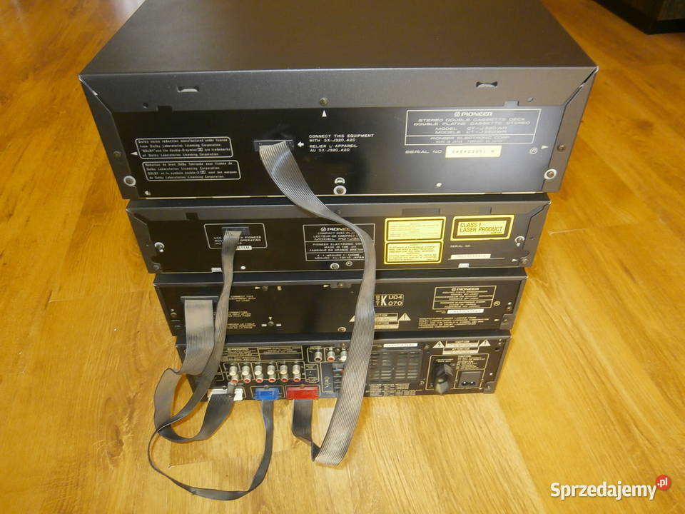 Wieża PIONEER SXJ420 do naprawy ładny stan łódzkie Łódź