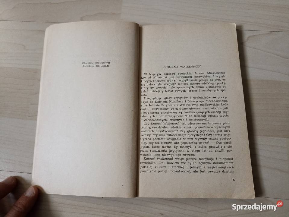 Zdzisław Libera Konrad Wallenrod Adama sprzedam
