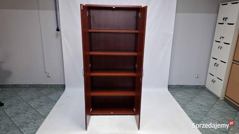 Szafa biurowa aktowa wysoka 5oh wiśnia Poznań