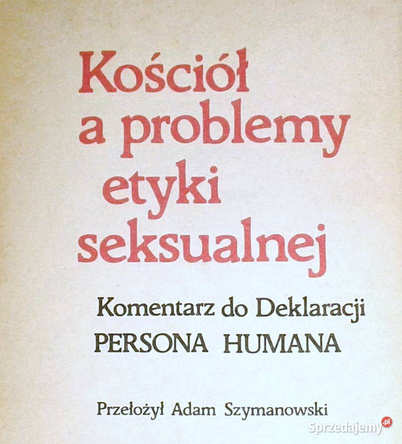 Kościół a problemy etyki seksualnej Adam