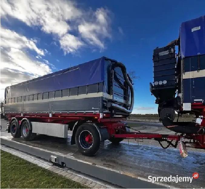 Wywrotka do zboza z zasysaniem system prozniowy 17750kg Warszawa
