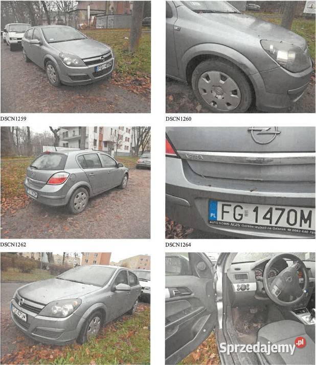 Samochód osobowy Astra III 16 MR04 E4 2005 r Astra