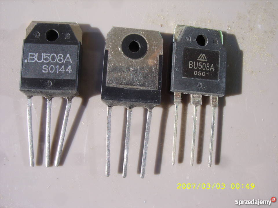 Tranzystory BU 508A i 508D nieuzywane dolnośląskie Wołów sprzedam