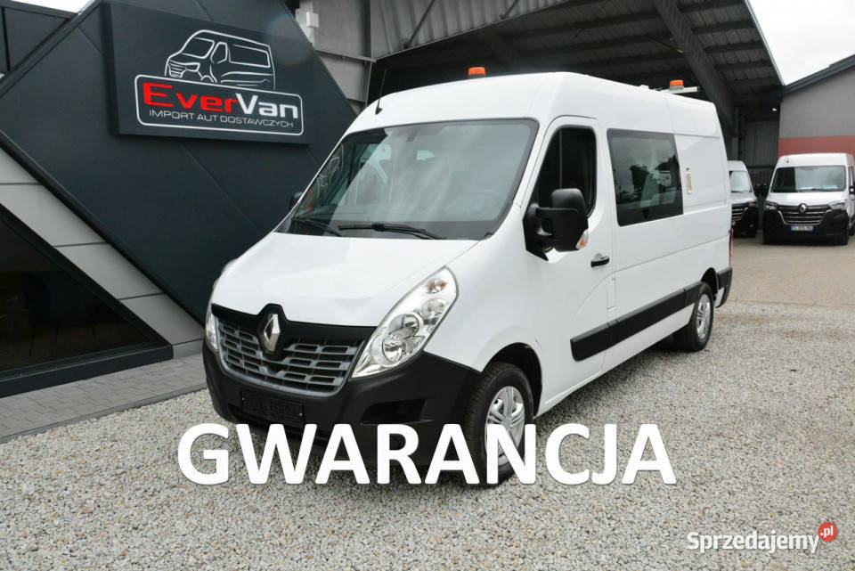 Renault Master średniak 7 osobowy brygadówka ESP Warszawa