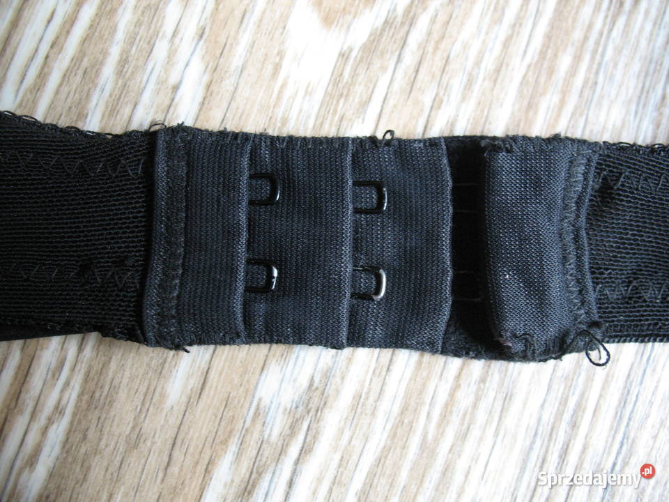 Biustonosz pushup 36 B czarny mazowieckie Siedlce