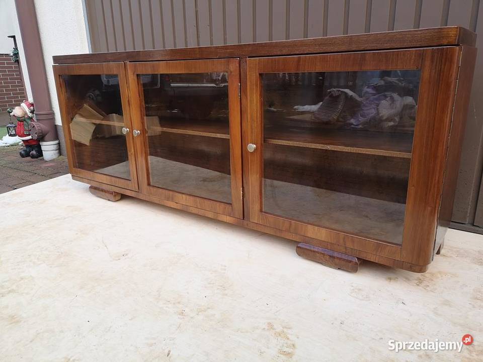 Komoda Szafka RTV ARTDECO Orzech Niska Stara wielkopolskie Swarzędz