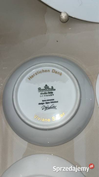 Konfiturówka Rosenthal Seria Romanze Proj Bjrn Porcelana i szkło Porcelana i szkło
