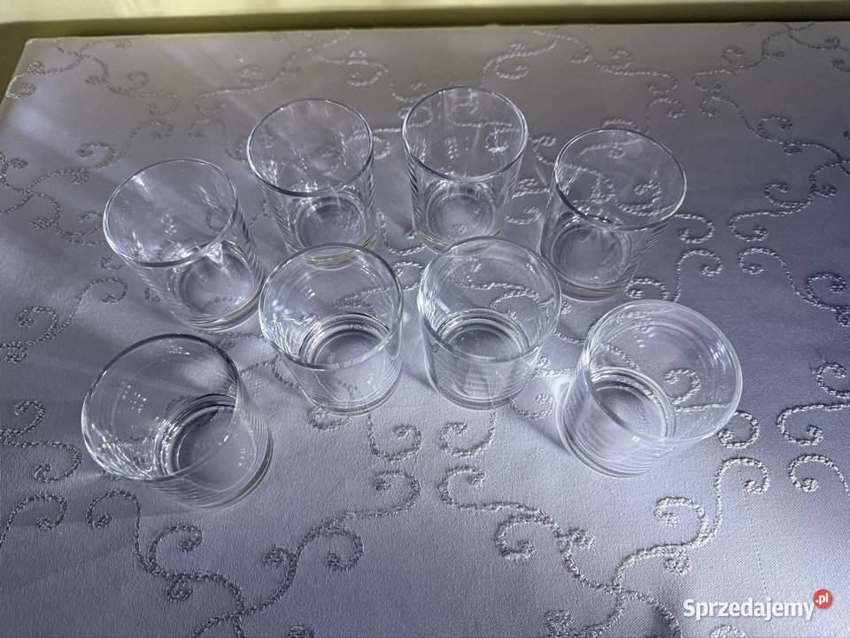 Szklanki Mini Deserówki 100 ml Zestaw 8 Vintage Zastawa stołowa