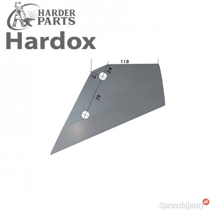 Lemiesz HARDOX 3374403L agregat ścierniskowy nieuszkodzony Suwałki