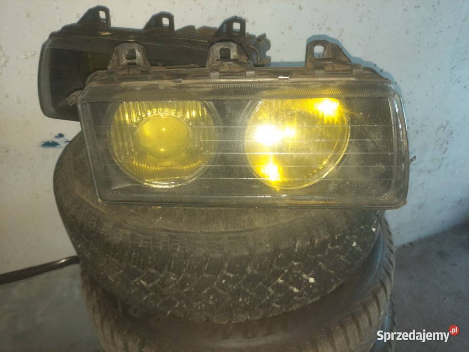 LAMPA Bmw e36 Bosch zkw Hcr Lampy przednie Czempiń