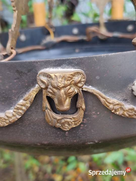 żyrandol EMPIRE PIĘKNY z lat 80tych Antyki, Sztuka, Kolekcje mazowieckie