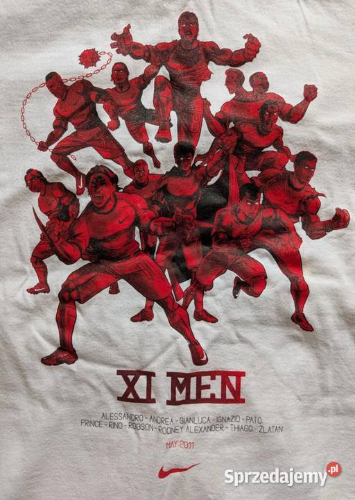 Nike XI Men męski Tshirt piłkarski M Warszawa