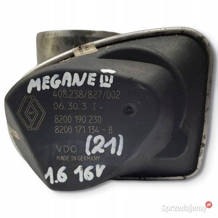 PRZEPUSTNICA Renault Clio Megane III 16 16V osobowe Chełm