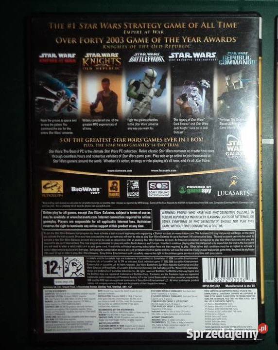 gra star wars gwiezdne wojny The best of PC PC akcja Komputerowe PC Rzeszów