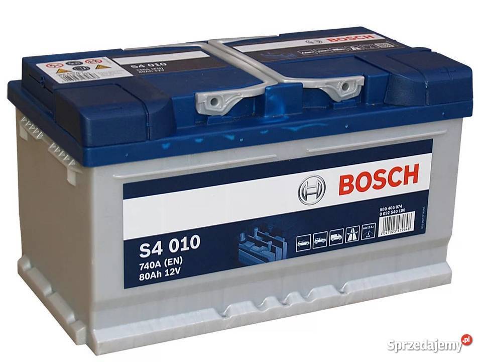 Akumulator Bosch 80Ah 740A EN S4010 PRAWY PLUS mazowieckie Radom