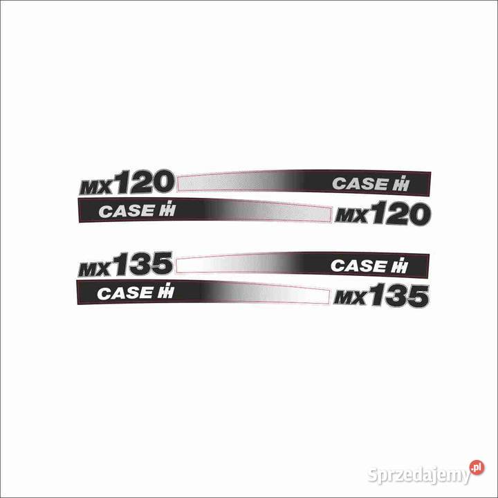 Naklejki Case mx 120 case mx 135 mocne i odporne Pleszew