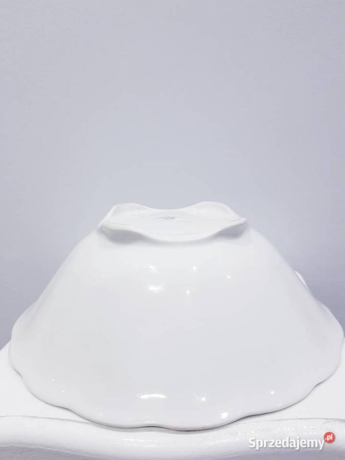 Duża stara porcelanowa misa ZPS Karolina biały Dąbrowa Górnicza