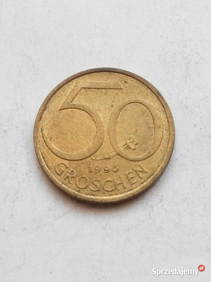 Moneta 50 Groschen 1990r Numizmatyka Dąbrowa Górnicza sprzedam