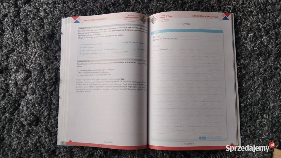 Egzamin ósmoklasisty na 100 2026 język angielski Podręczniki Książki i Podręczniki wielkopolskie Nowy Tomyśl