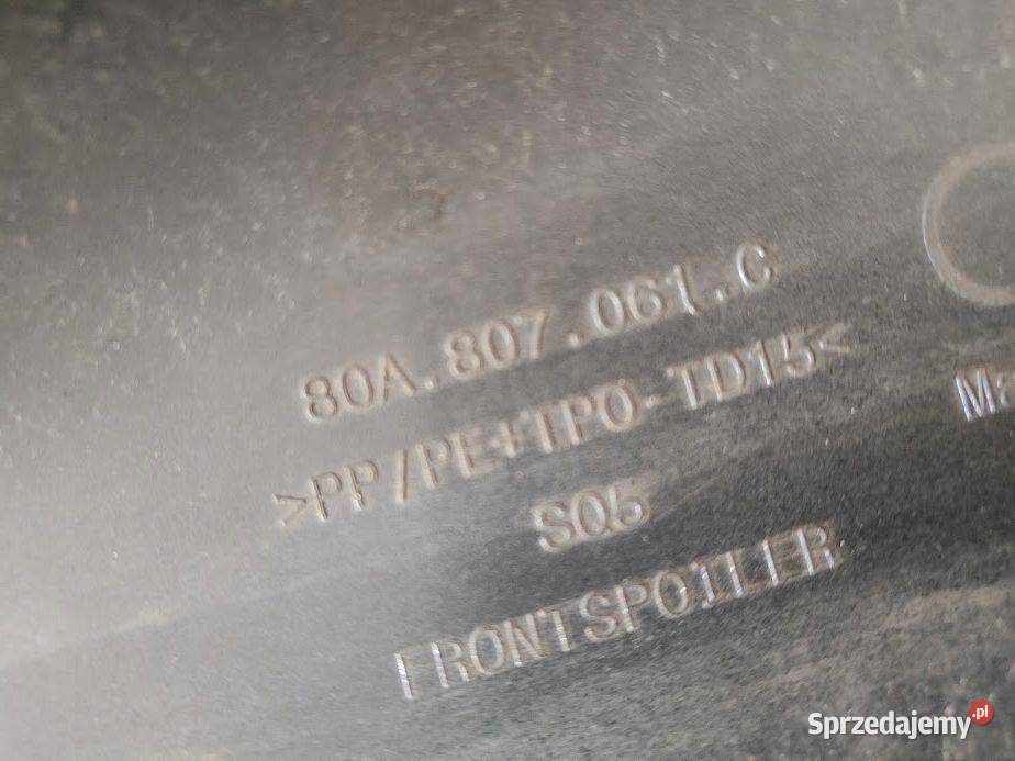 Spoiler Dokładka AUDI SQ5 Q5 SLINE II 80A 1722