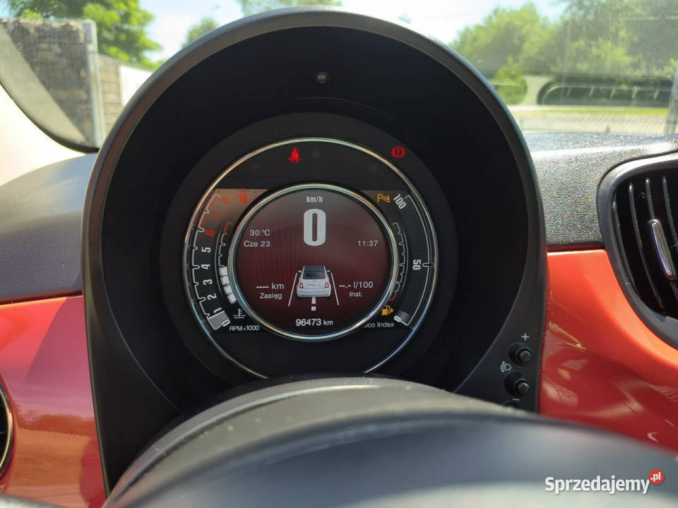 Fiat 500 12 benzyna 70climatronic virtual 70KM Kęty sprzedam