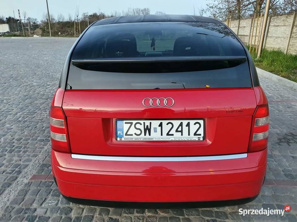 audi a2 14TDI 75 czerwona limited edition