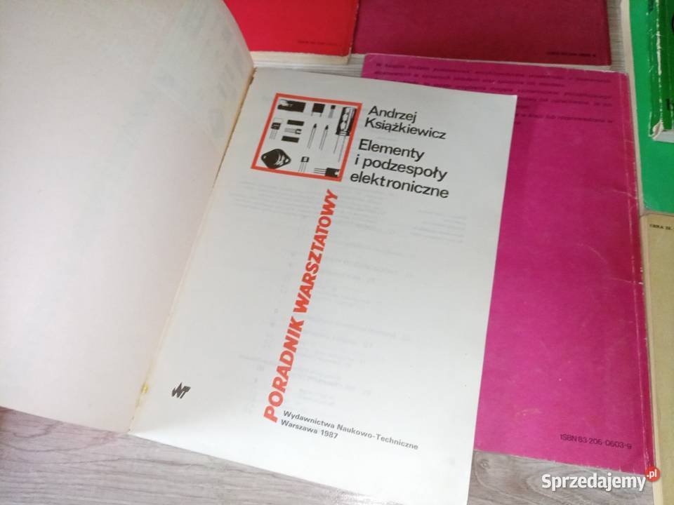 Książki elektronika naprawa magnetofon miękka Stalowa Wola