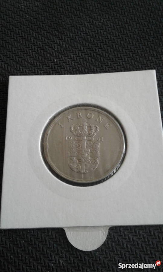1 Korona 1961 rDania Numizmatyka Konin