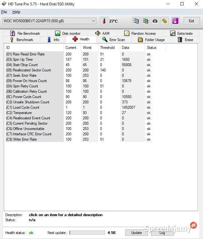 Dysk Western Digital 500 Giga 25 cala mazowieckie