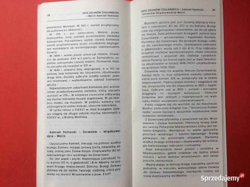 541 Turystyczne Szlaki Wodne Województwa Antykwariat Szczecin