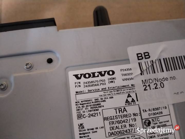 VOLVO FH4 FH5 RADIO MODUŁ SEM 24358570 243585568 Kargowa