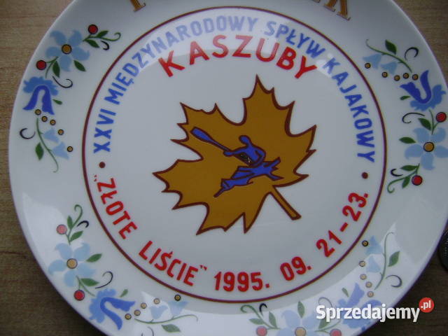 Starocie z PRL PTTK Talerz pamiątkowy ze Spływu Gdynia sprzedam