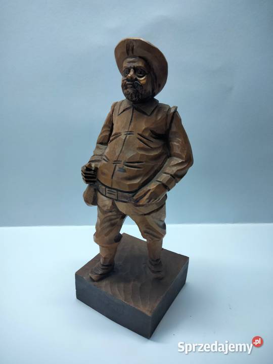 Sancho Pansa rzeźba lite drewno Gniezno