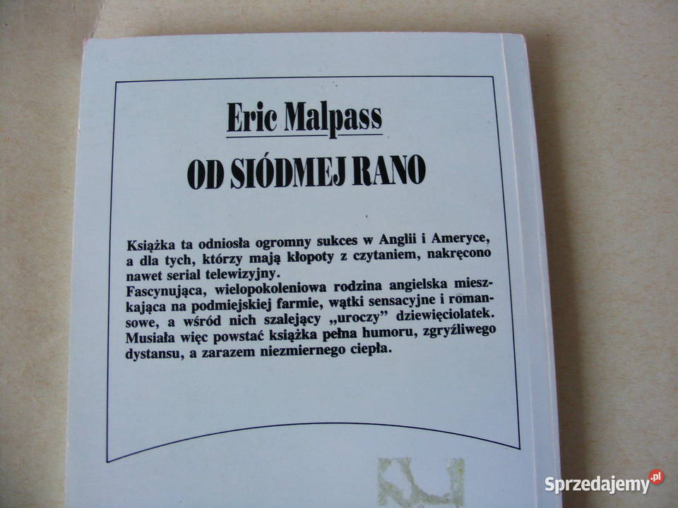 Zalani Onichimowski Wiza do raju siódmej rano Oborniki Śląskie