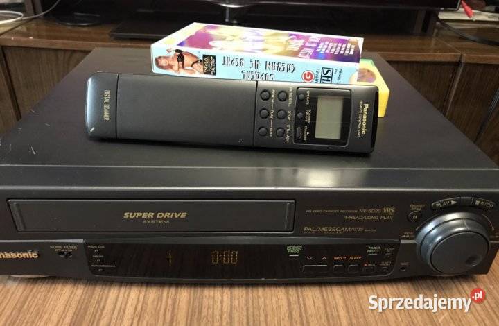PANASONIC NVSD20 EE VHS PLUS PILOT STAN Warszawa