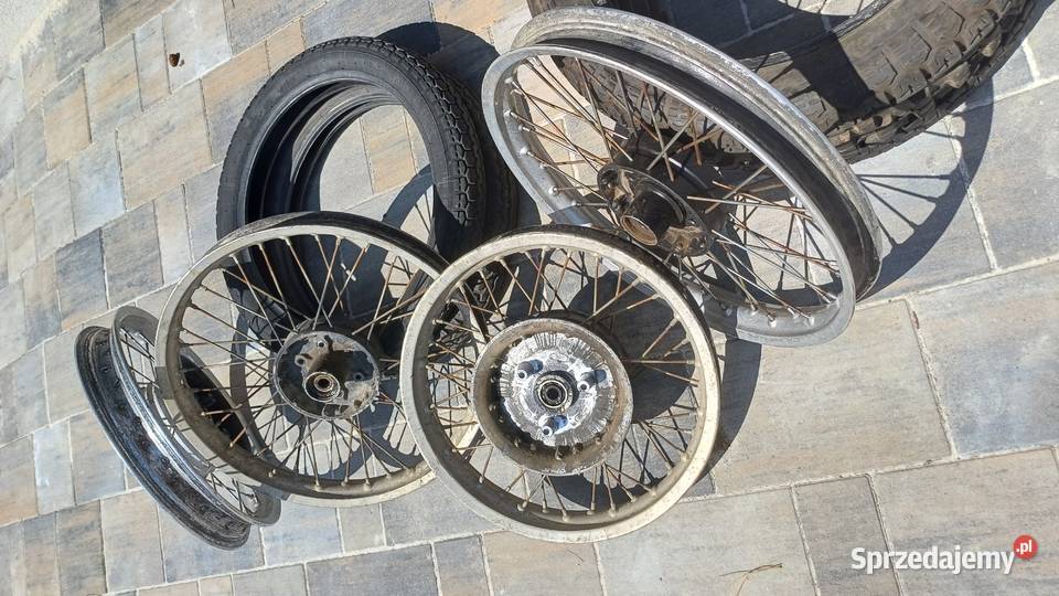 Koła opony Felgi MZ ETZ 150 I inne częsci łódzkie Zduńska Wola