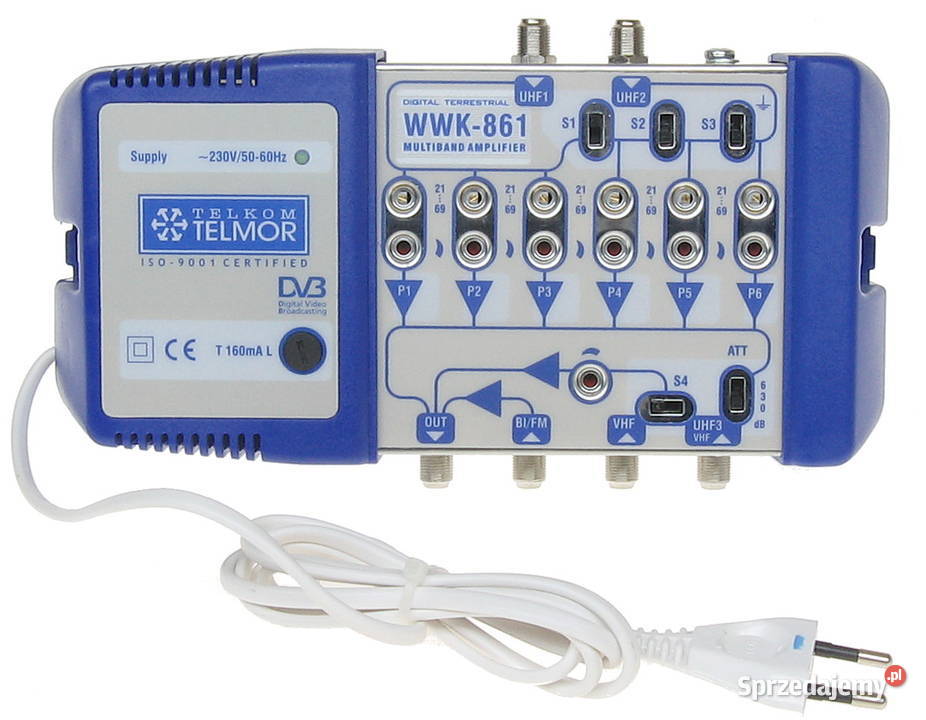 Wzmacniacz wielowejściowy strojony Telmor WWK861 Elektronika Częstochowa
