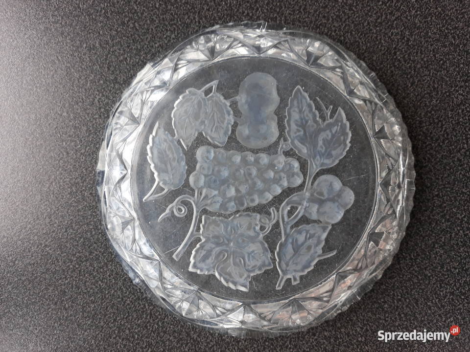 białe szkło talerz talerzyk owocowy wzór Ceramika i szkło Gdańsk