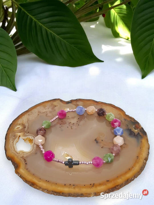 Bransoletka różaniec dziesiątka różańca z