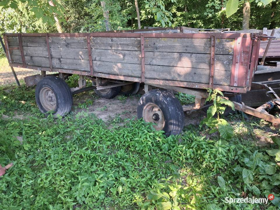Przyczepa 2osiowa z rozrzutnika Jasło