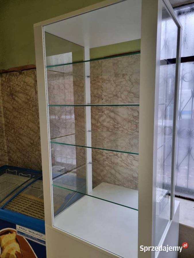 Witryna spożywcza szafa szafka regał biała Jaroszki