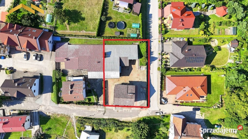 Dom mieszkalny 230m2 hala na dział gosp 343m2 Dobre Miasto sprzedam