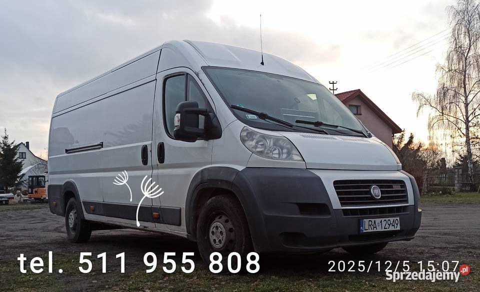 Odsprzedam Fiat 250 Ducato furgonetka z hakiem i Fiat lubelskie Radzyń Podlaski sprzedam