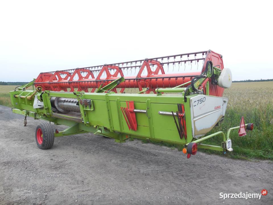 Heder Przystawka do Kombajnu CLAAS C750 Claas Rolnictwo Lubliniec sprzedam