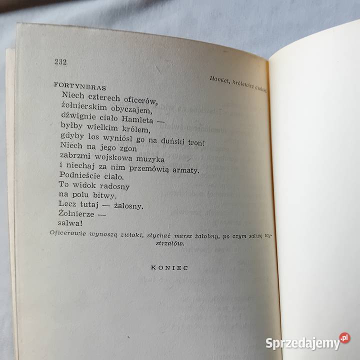 William Shakespeare Hamlet PIW 1968 Wyd I Edycja Koźminek