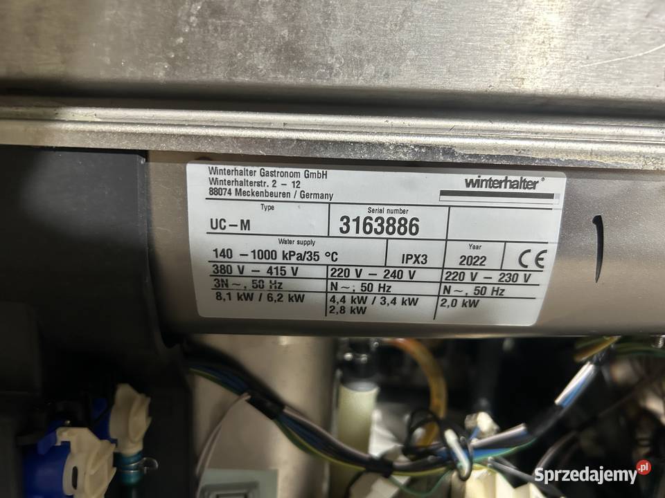 ZMYWARKA PODBLATOWA WINTERHALTER UCM STAN Krępsko