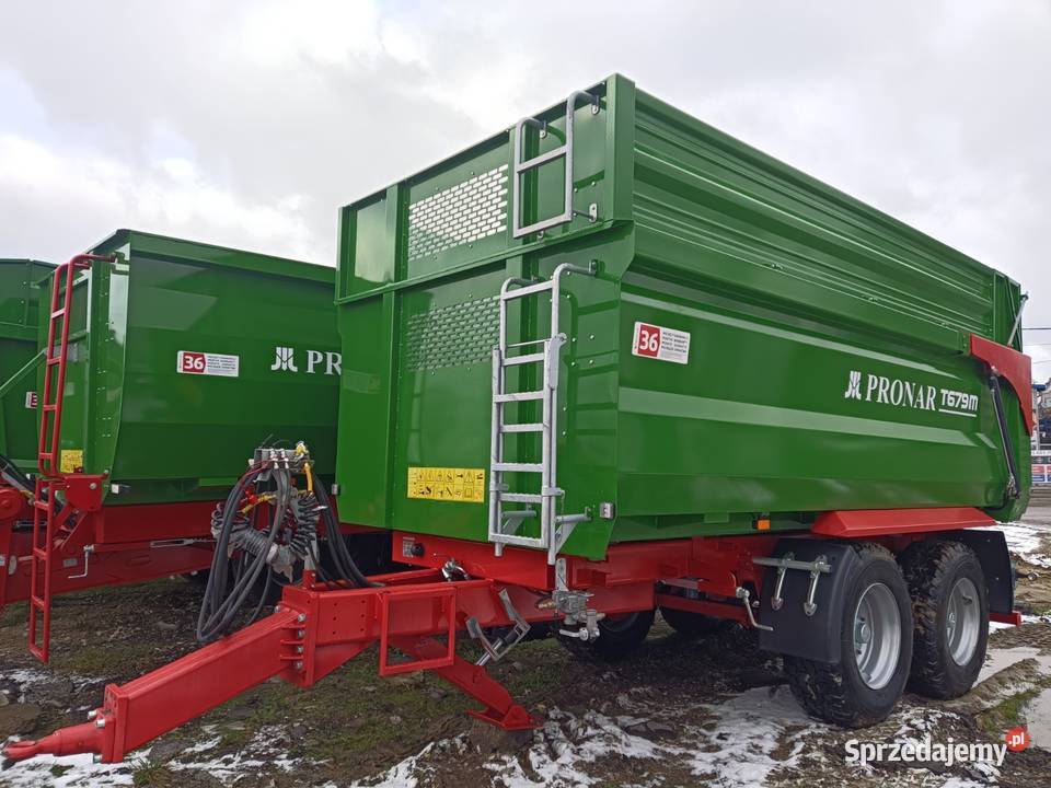 NOWA Przyczepa rolnicza skorupowa T679M PRONAR w Przyczepy rolnicze Opoczno