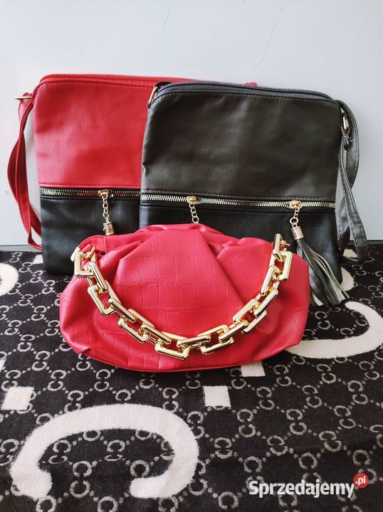 PROMOCJAPiękne torebki z eko skórkiCzerwony i Torby i torebki Warszawa sprzedam